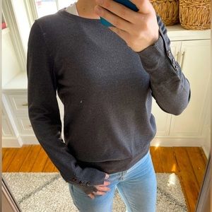 Ann Taylor button cuff sweater.